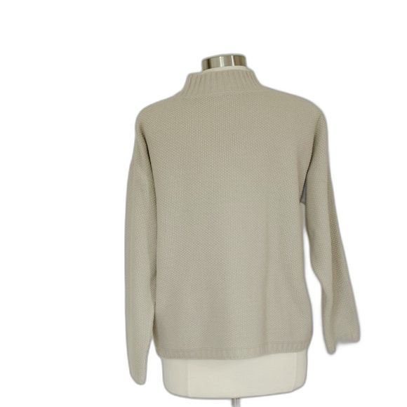 Vintage 80s Cape Cod Sportswear Beige Textured Sweater - Picture 3 of 5